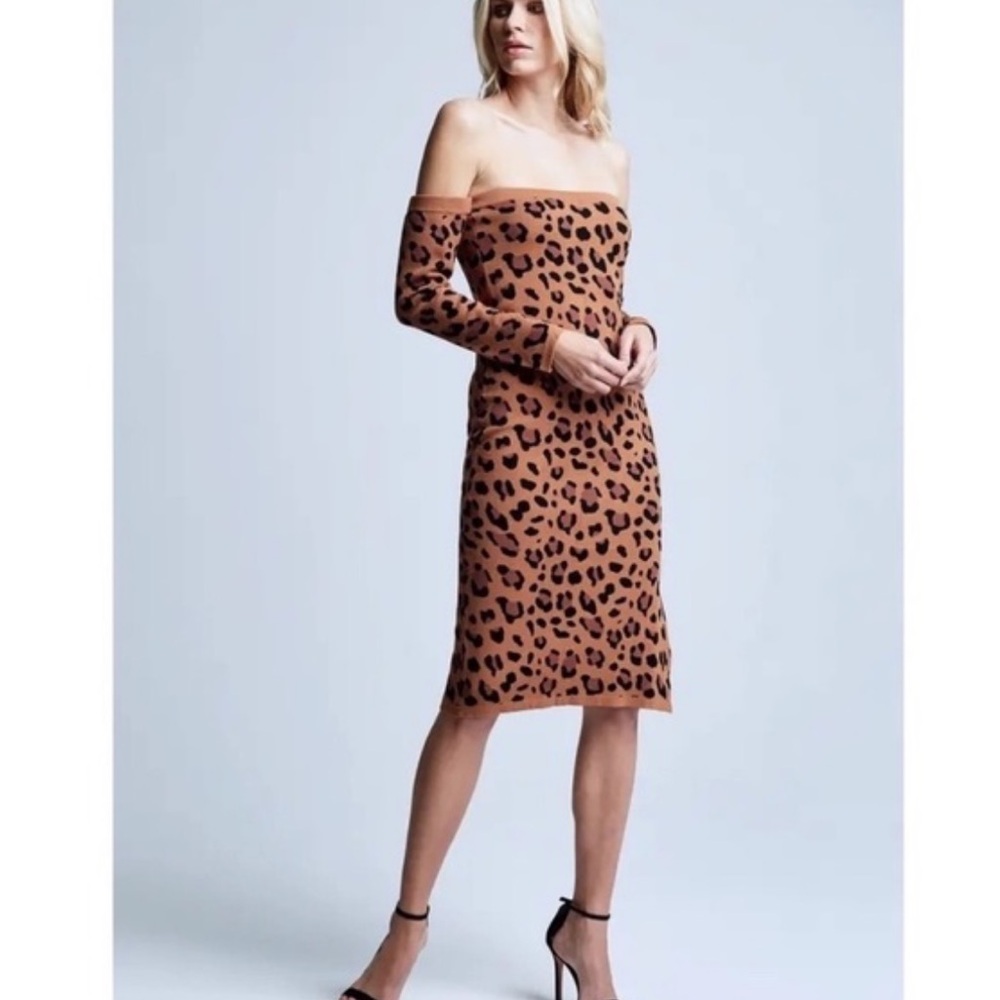 L’AGENCE NWT Felicia Off Shoulder Dress Size Small - Picture 6 of 6